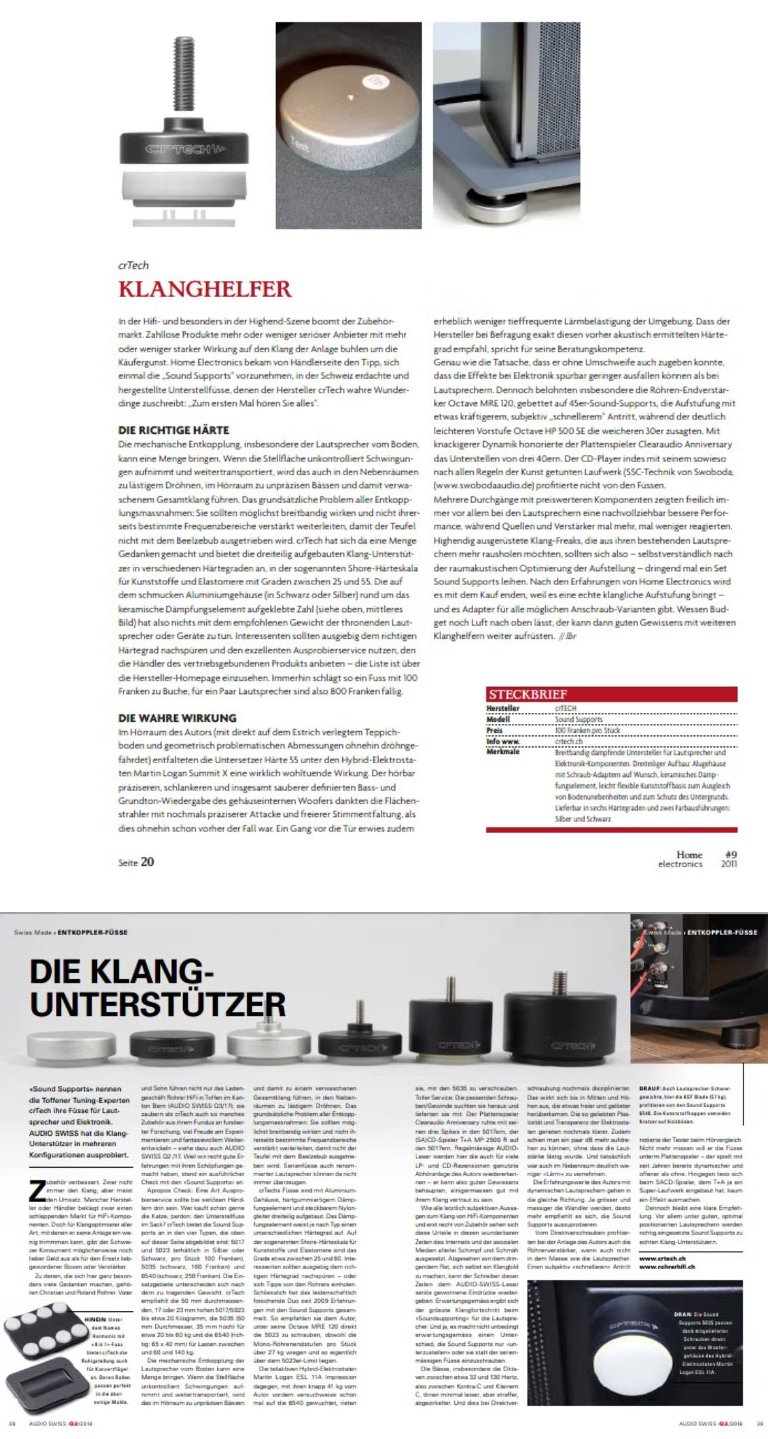 Entkopplung der Klanghelfer