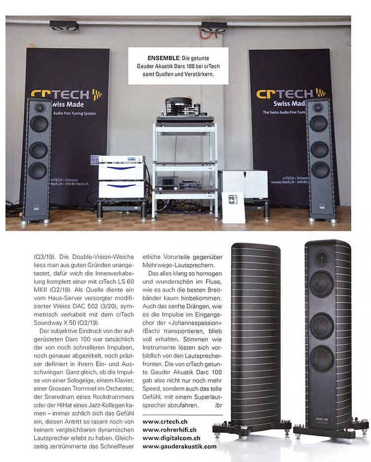 Tuning LS Gauder Akustik Dark